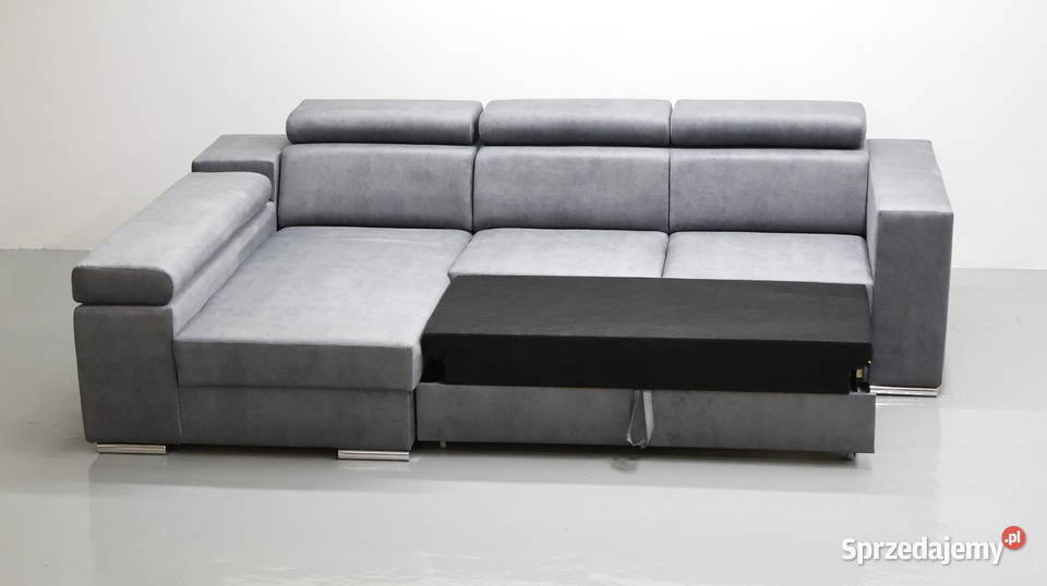 THr Narożnik funkcja spania pojemnik regulowane Poznań