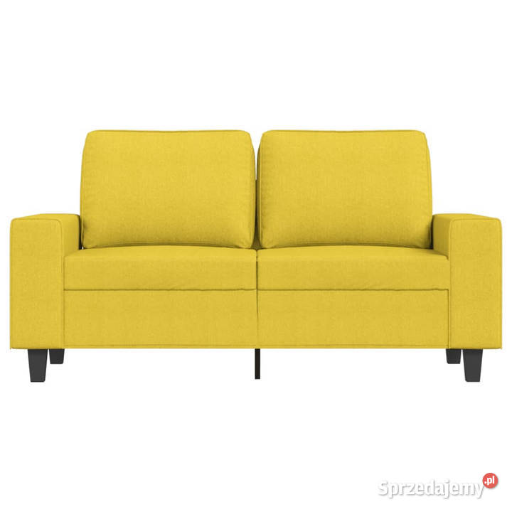 Sofa 2osobowa jasnożółta 120 tapicerowana mazowieckie Warszawa