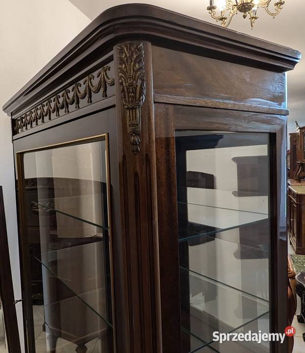 Wspaniała witrynaserwantka empire intarsjesklep