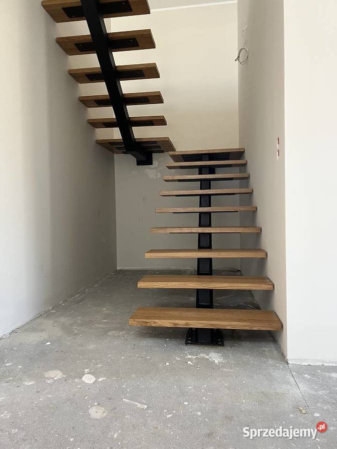 Schody Jednobelkowe jednowangowe produkcja Ostrów Wielkopolski sprzedam
