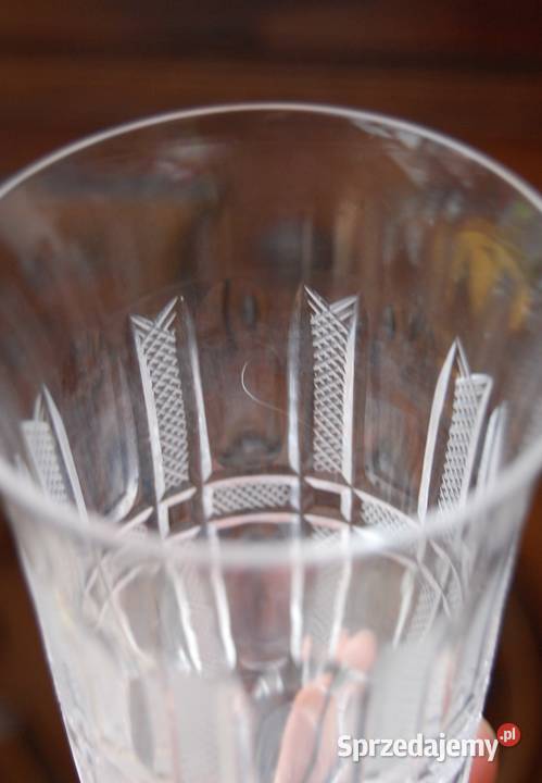 Stara szklanka kryształowa szlifowana 300 ml