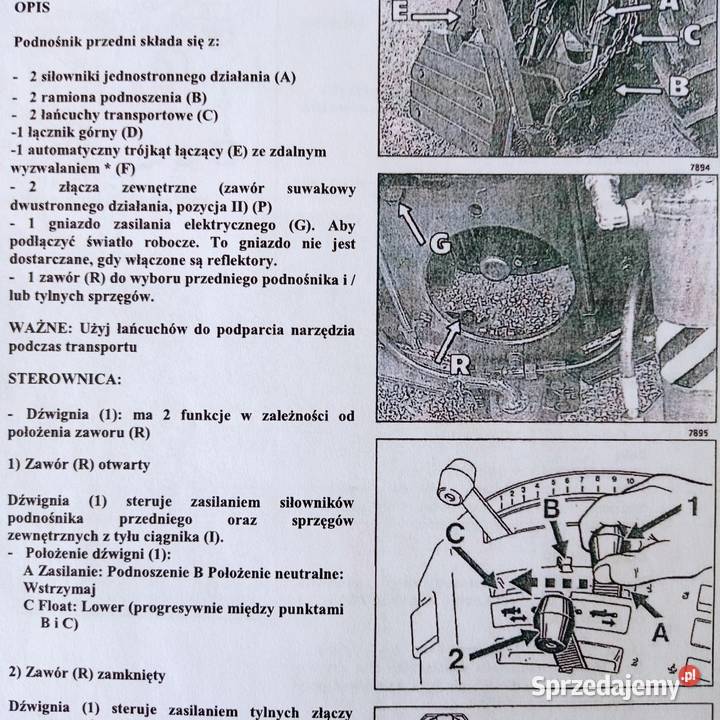 Instrukcja Obsługi RENAULT 11054 10614 Polska motoryzacja, transport Kamień Pomorski