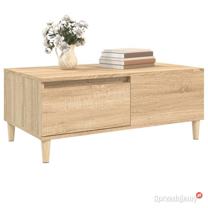 Stolik kawowy dąb sonoma 90x50x365 materiał sprzedam