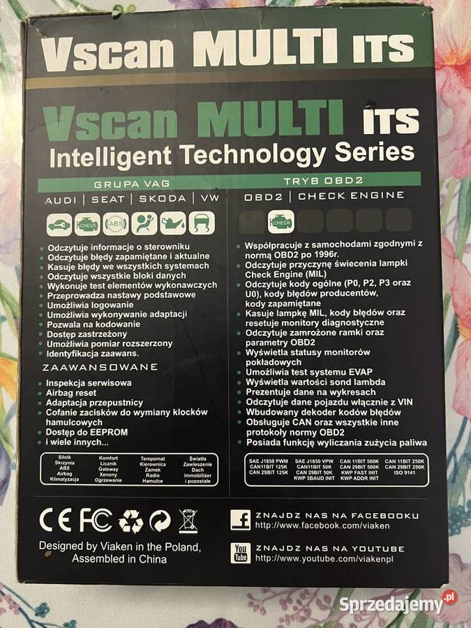 Skaner diagnostyczny Vscan multi ITS 2w1