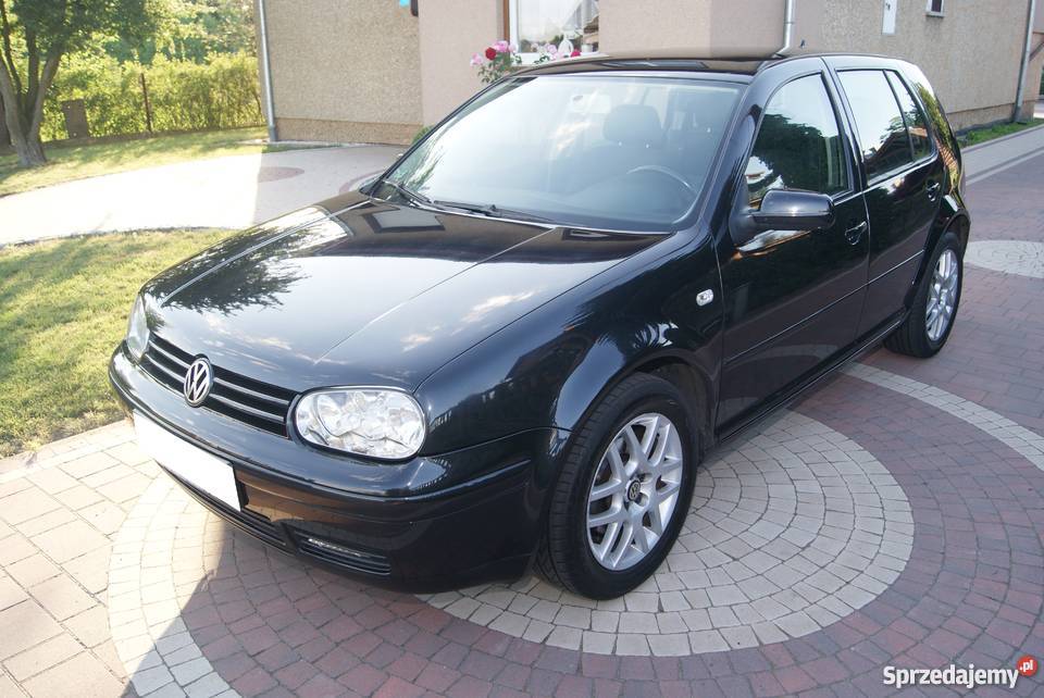 VW GOLF IV 2003 FULL mały przebieg czarny Grabów nad Prosną sprzedam