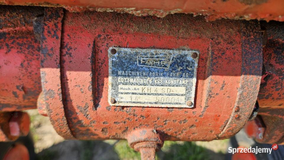 Przetrząsarka do siana fahr 4m 4 gwiazdy nieuszkodzony Brodnica