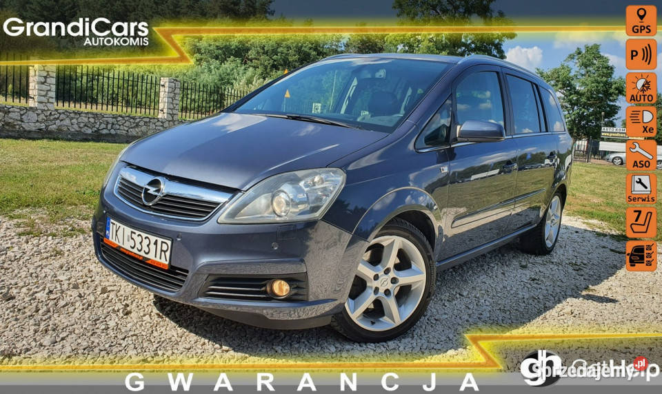Opel Zafira 20 TURBO 200 NAVI Climatronic relingi dachowe Chmielnik sprzedam