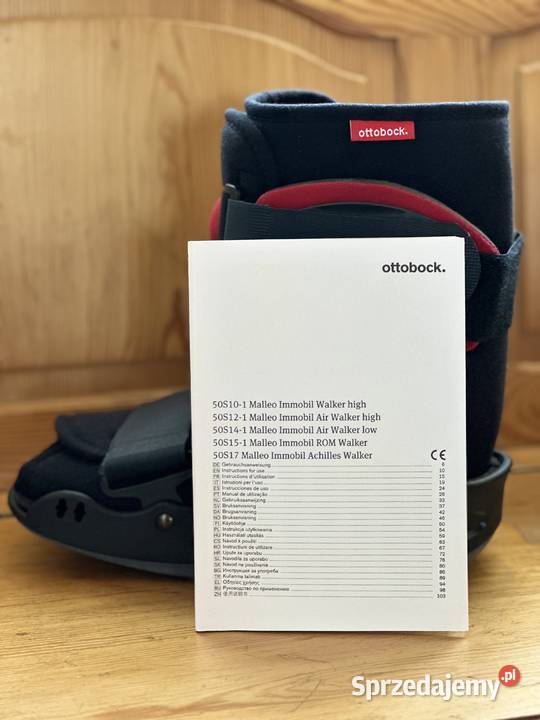 Orteza Air Walker niska i kule ortopedyczne Krosno sprzedam
