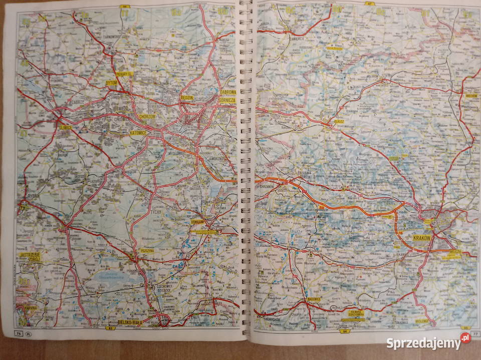 Atlas samochodowy Pozostałe Bieruń