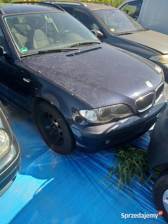 Bmw e46 318i przód kompletny maska zderzak Części samochodowe