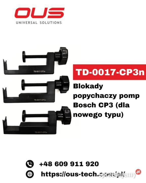 TD0017CP3n Uniwersalne blokady popychaczy pomp Warszawa