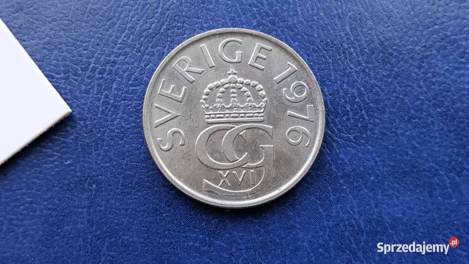 Stare monety 5 koron 1976 Szwecja