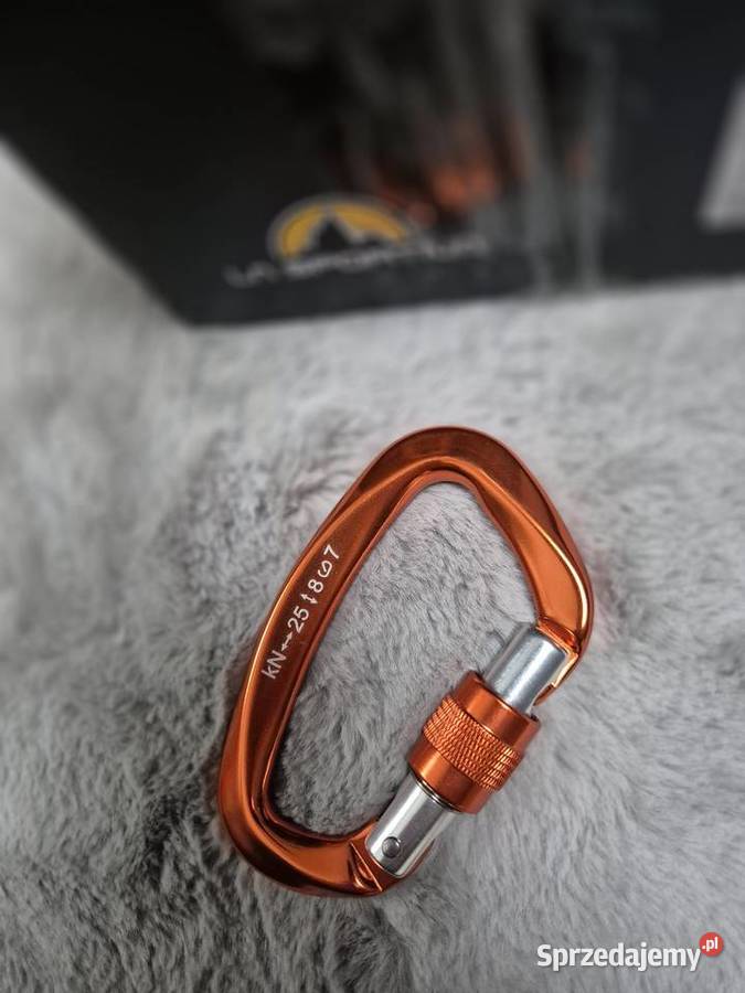 Nowy karabinek wspinaczkowy zakrecany 25kN