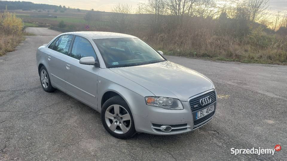 Audi A4 B7 16 bg 2005r srebrny Tereszpol-Zaorenda