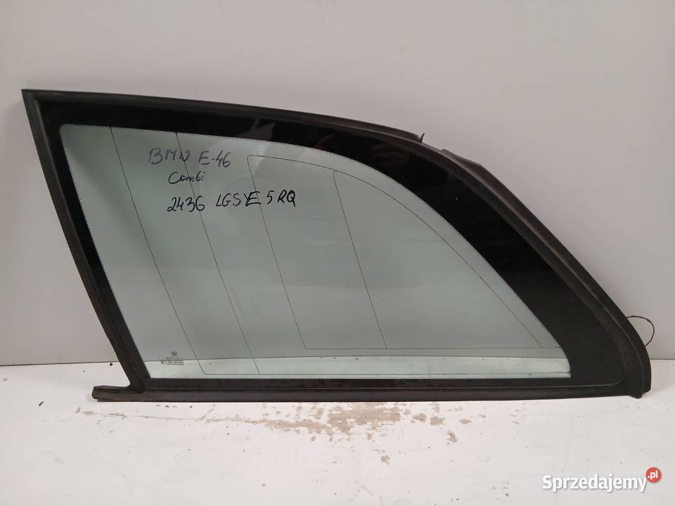 Szyba Drzwi Lewych Tylnych BMW Seria 3 E46 99 Bralin sprzedam