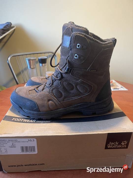 Buty Trekingowe Zimowe Jack Wolfskin brązowy/beżowy Gdynia