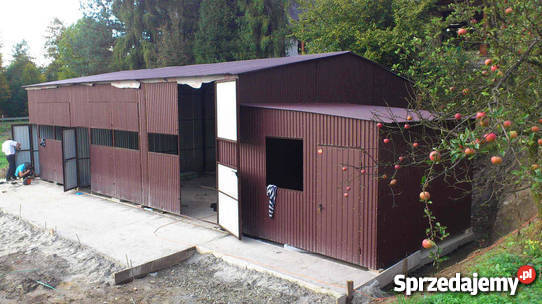 Garaż Blaszany Garaże Blaszane 8x20 Każdy Wymiar Biecz