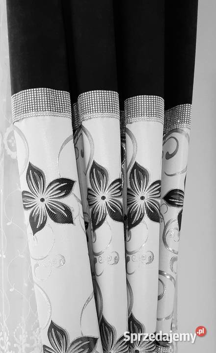 Zasłony pluszowe czarne mazowieckie