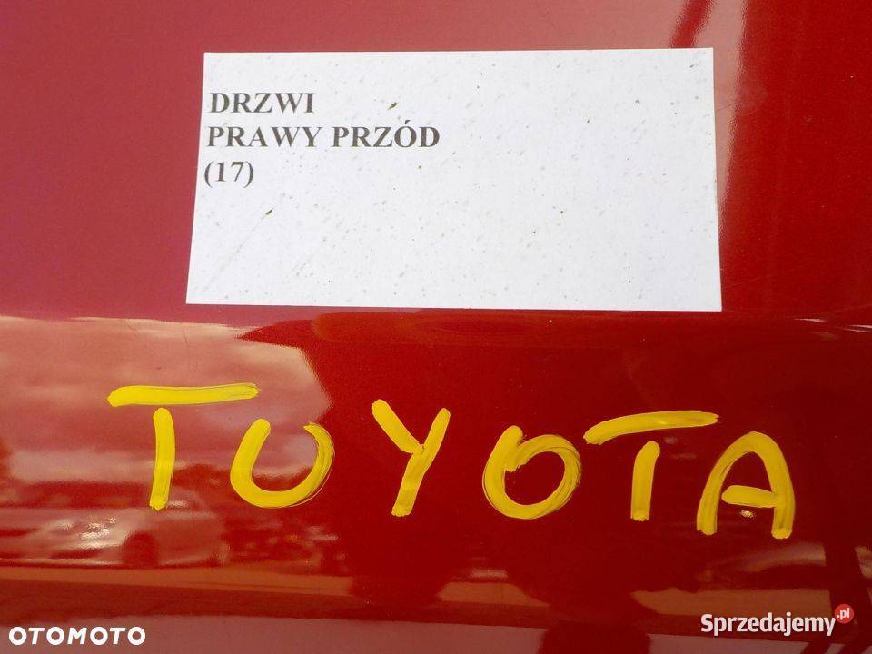 TOYOTA AURIS II DRZWI PRAWY PRZÓD Nowy Tomyśl