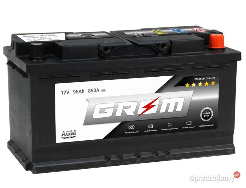 Akumulator GROM AGM STARTSTOP 95Ah 850A Ostrów