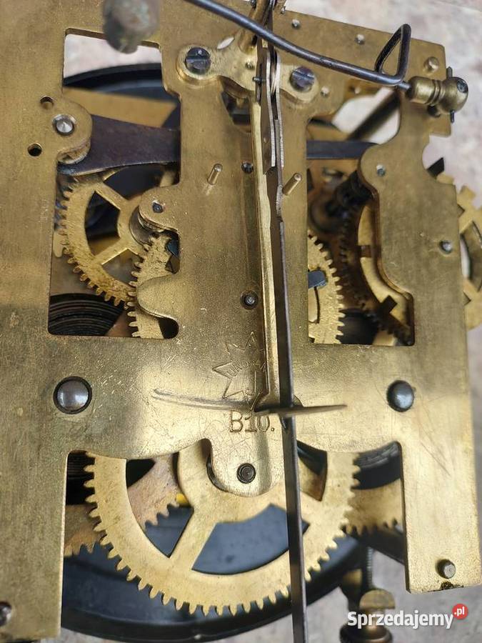 Stary zegar ścienny Junghans 1910r eklektyczny Tczew