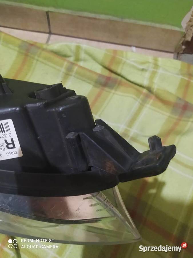 Lampa przednia prawa Peugeot 407 SW H7 EU Lampy przednie Międzychód