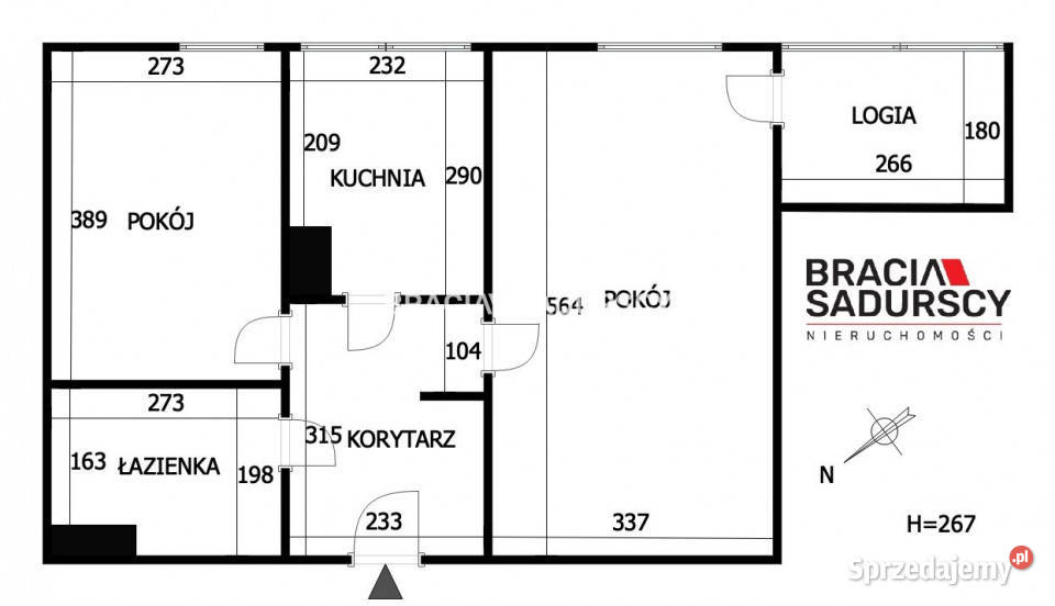 Sprzedam mieszkanie 493m2 2pokojowe Kraków Piętro 15