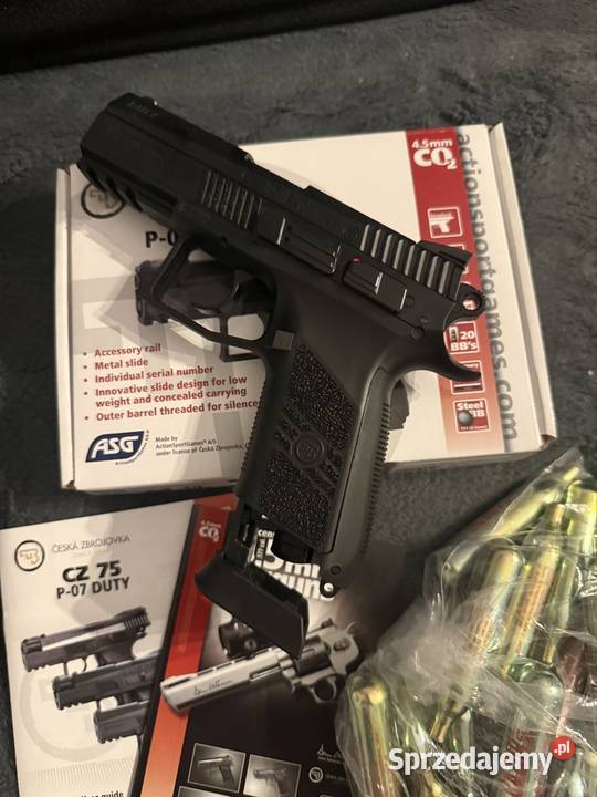 Wiatrówka CZ 75 P07 Duty Blow Back 45 mm pomorskie Rumia