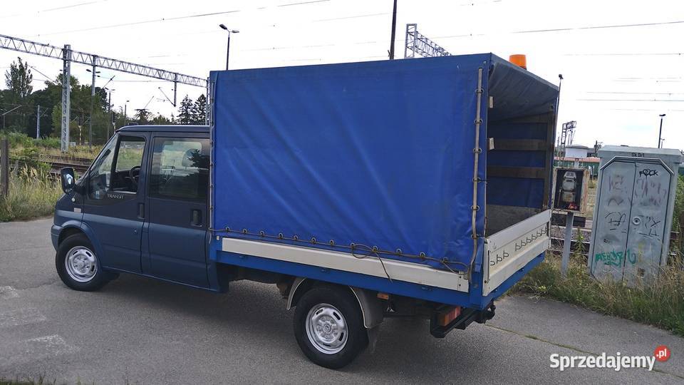 ford transit 2008r skrzynia plandeka 7 osobowy zachodniopomorskie Szczecin sprzedam