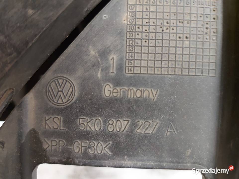GOLF VI 12r ślizg lampy lewy przód 5K0807227A Kielce