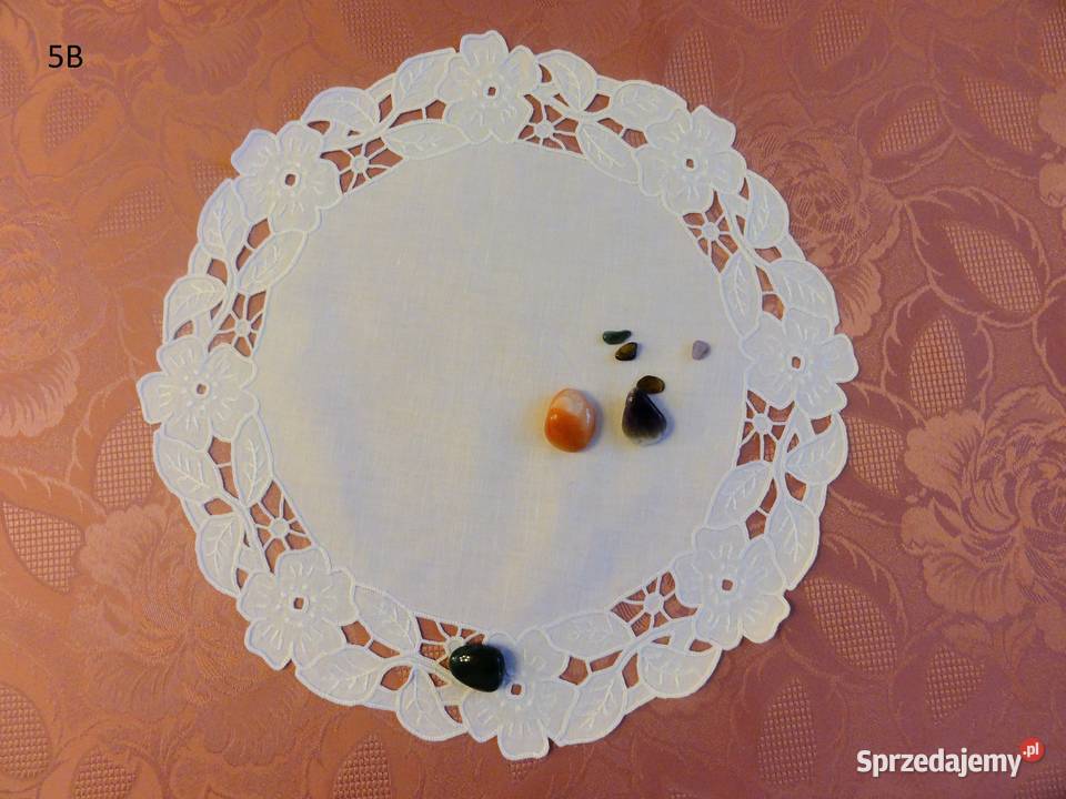 Serwety bieżniki białe haft Richelieu haftowane lubelskie Lublin sprzedam