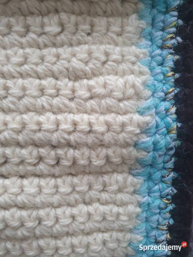 Ręcznie wykonana szydełkowa mata dywanik obrus Warszawa