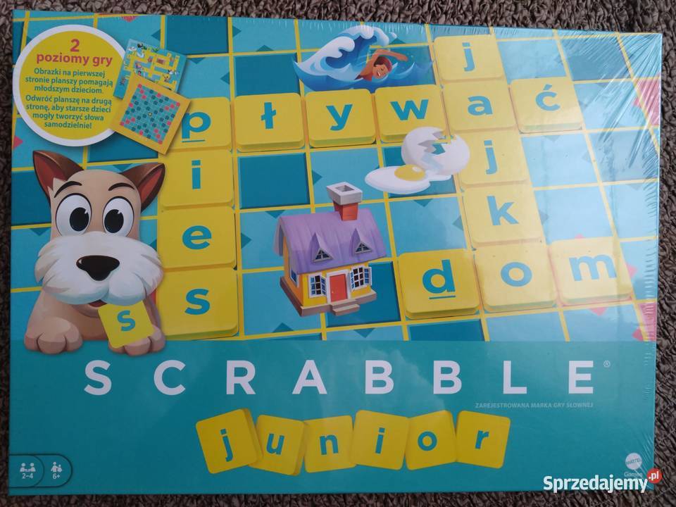 Scrabble Junior gra słowna dzieci sprzedam