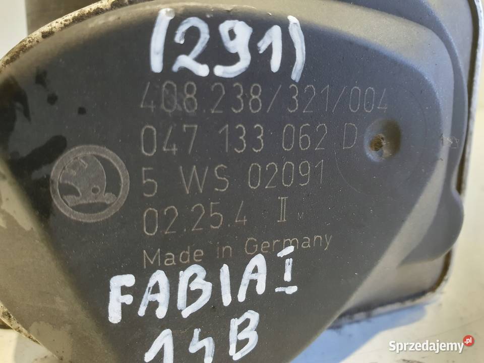 PRZEPUSTNICA Skoda Fabia I 14 MPI 047133062D Chełm