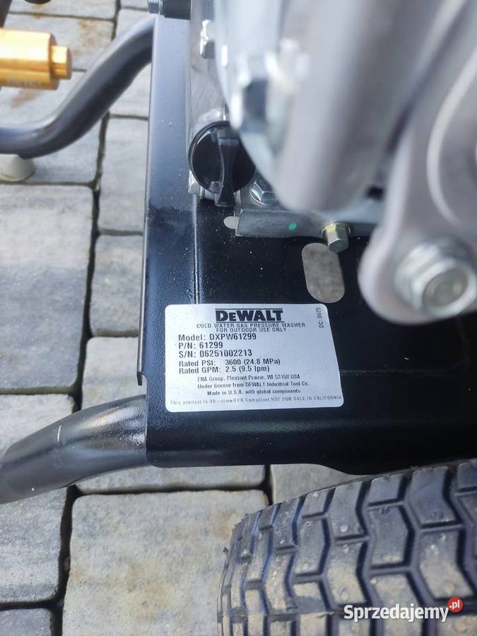 Myjka cisnieniowa Dewalt 3600 PSI Haczów