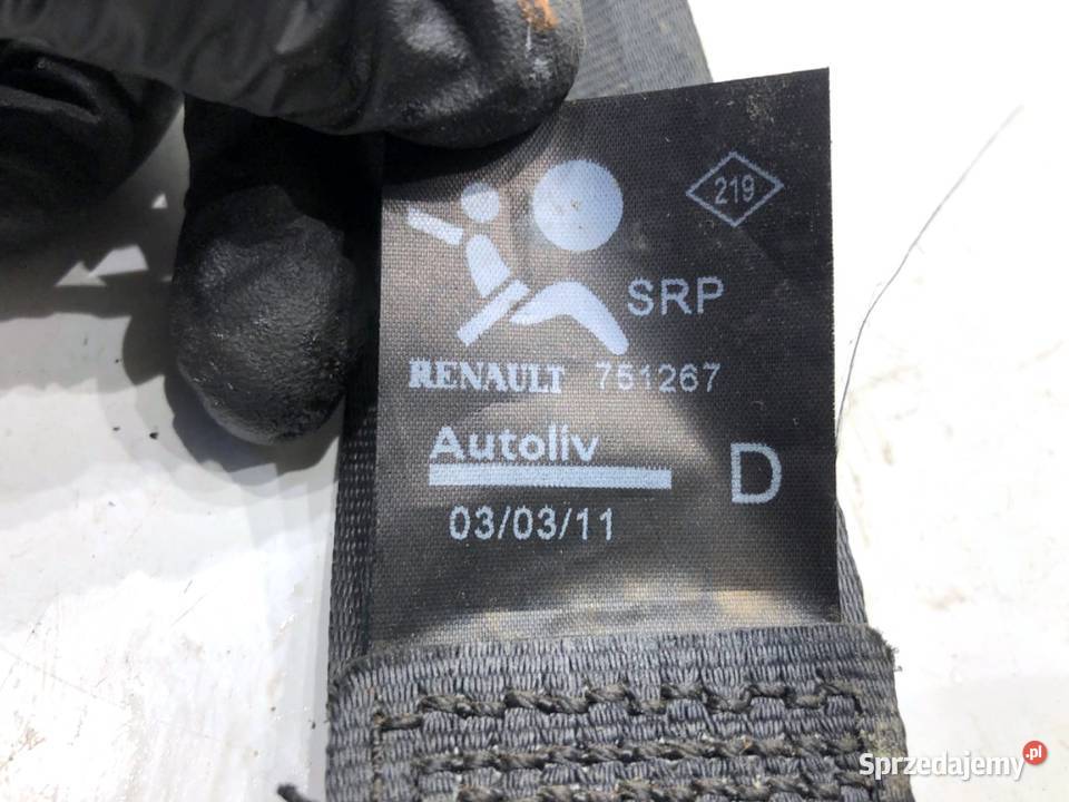 PAS BEZPIECZEŃSTWA PRAWY PRZÓD DACIA DUSTER 1018