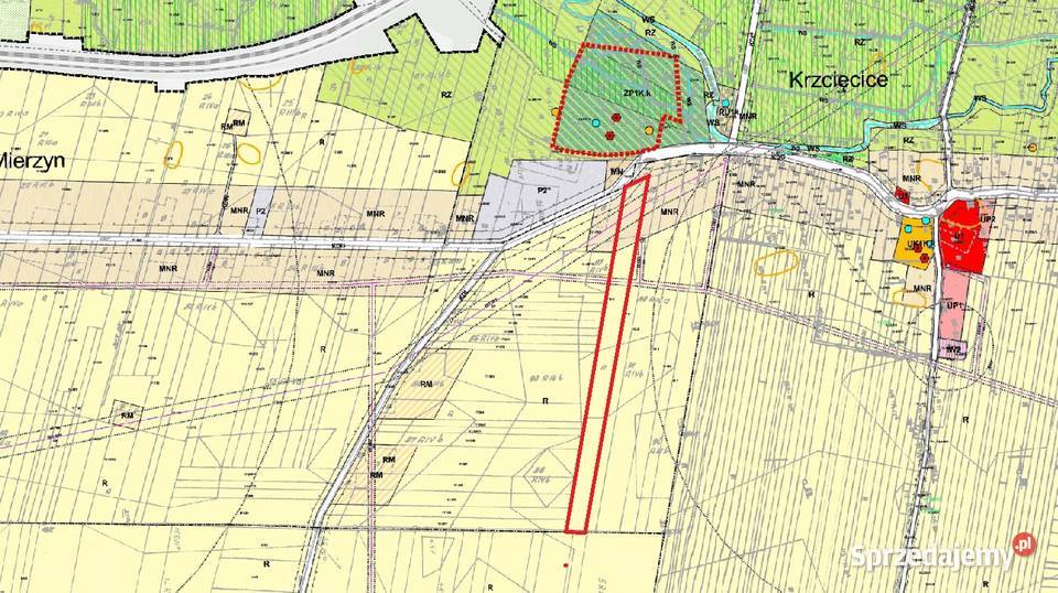 Na sprzedaż działka 292ha Mierzyn