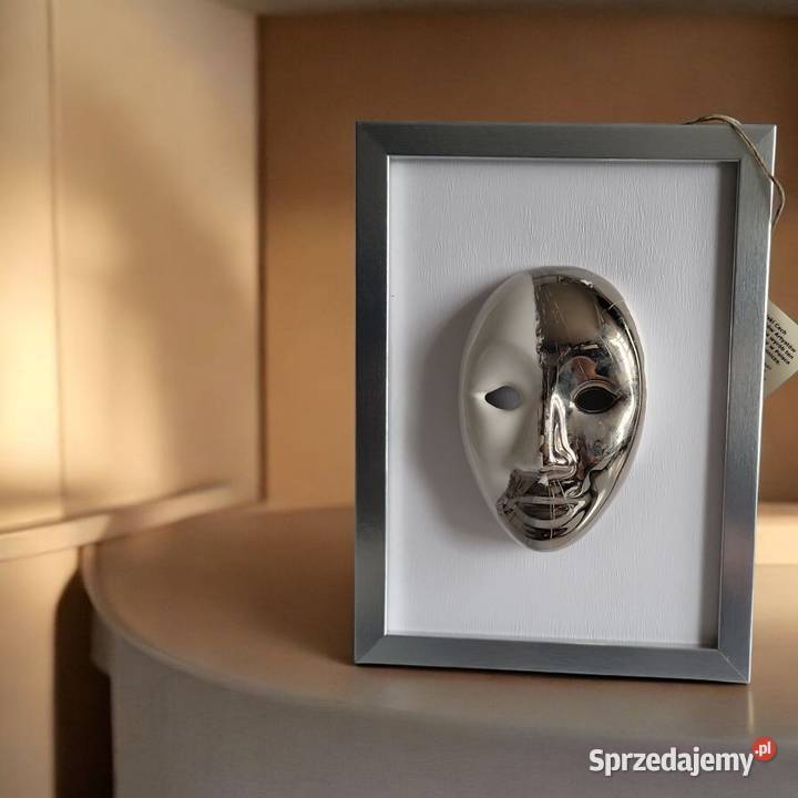 Maska Obraz maska ceramiczna malowana ręcznie