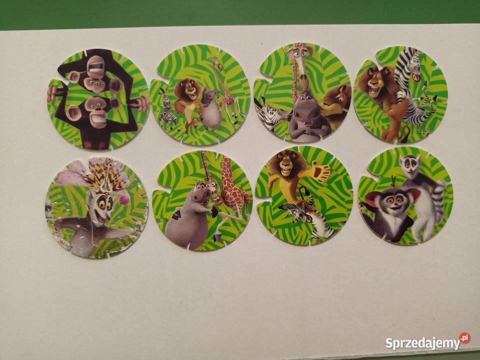 Żetony Madagaskar Flizzy Pingwiny i reszta