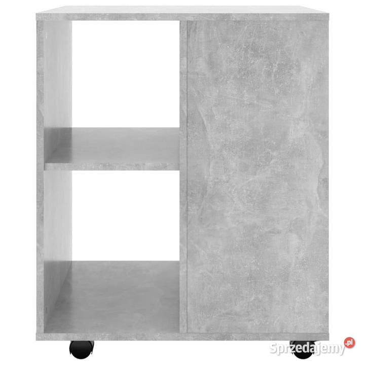 Szafka na kółkach szarość betonu 60x53x72