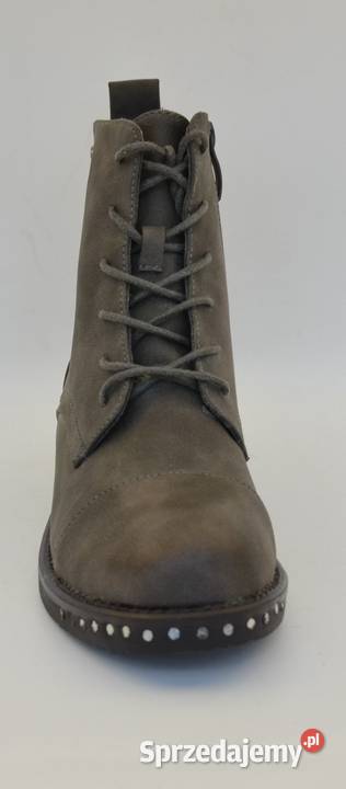 Szare ocieplane botki rozmiar 38 wl18100k01 Kozaki mazowieckie Żyrardów
