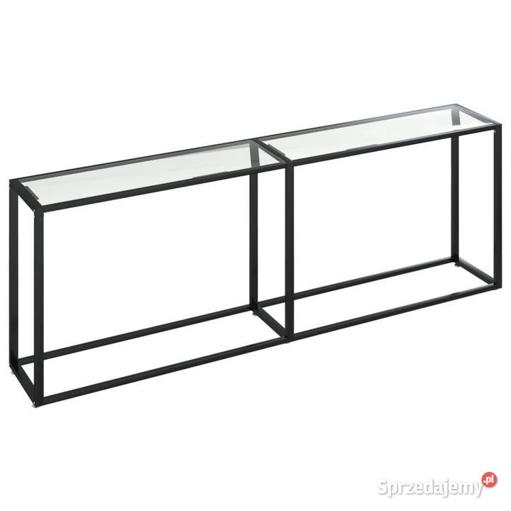Konsola przezroczysta 220x35x755 szkło hartowane Warszawa