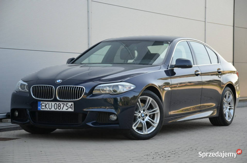 BMW 520 Zarejestrowana 520D Lift MPakiet 6WB elektrycznie ustawiane fotele Kutno