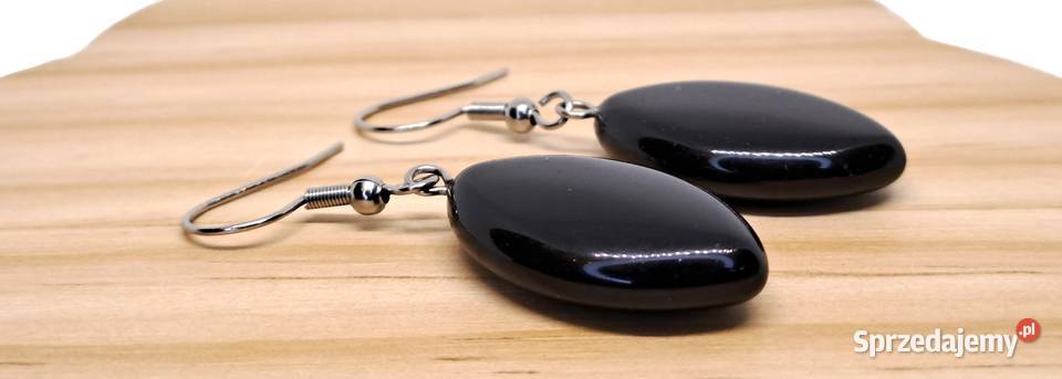 Kolczyki z ONYKSU onyks łezki 1416 mazowieckie Warszawa sprzedam