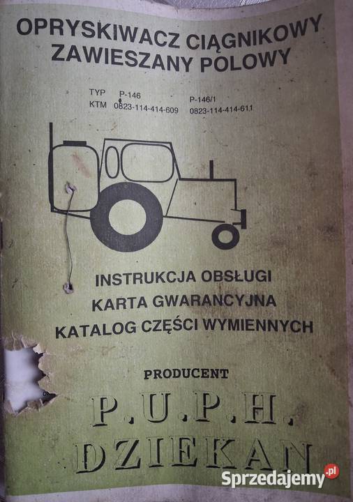 Opryskiwacz ciągnikowy zawieszany polowy Mierzawa sprzedam