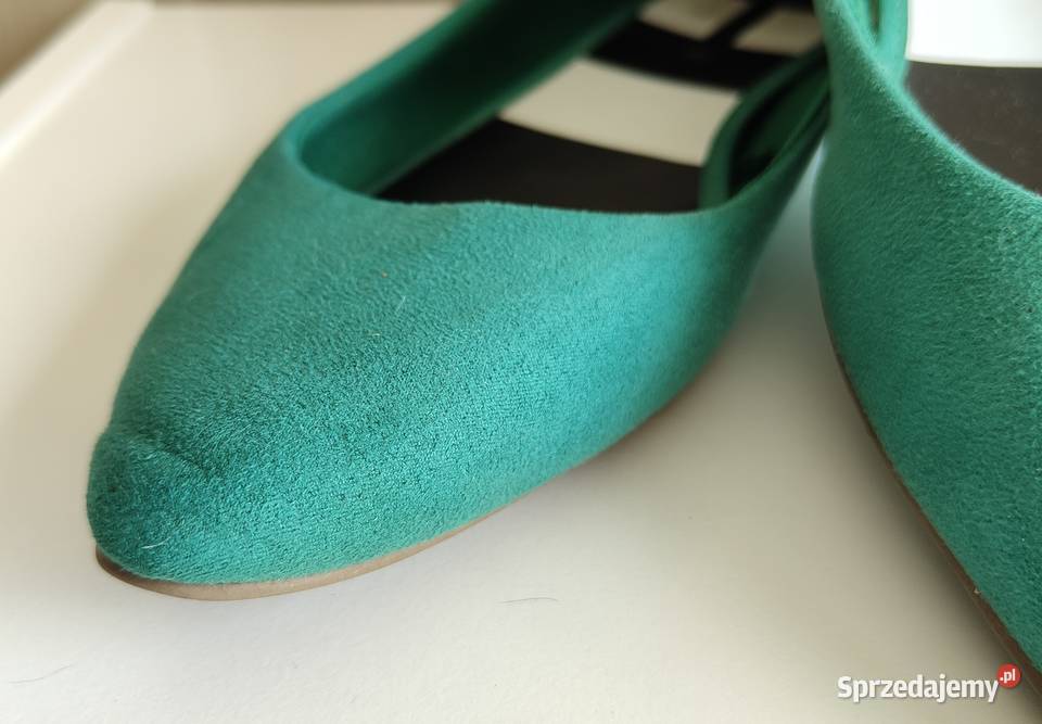 Płaskie buty Reserved 39 zielone baleriny zachodniopomorskie Szczecin sprzedam