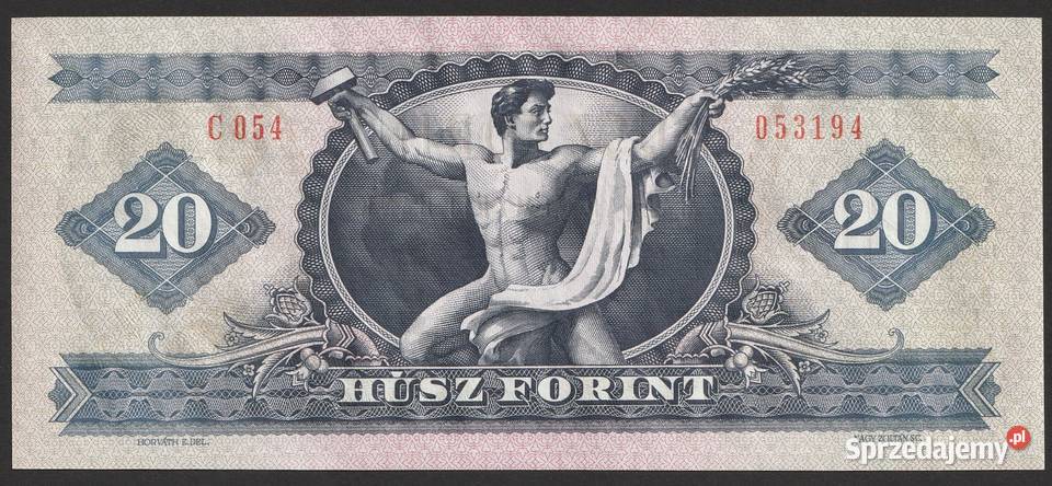 Węgry 20 forint 1980 stan bankowy UNC sprzedam