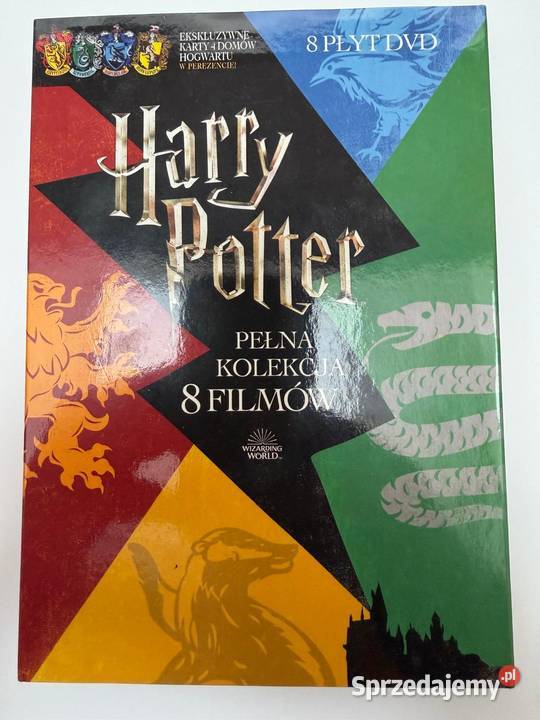 Pakiet Harry Potter pełna kolekcja filmów 8 DVD Warszawa