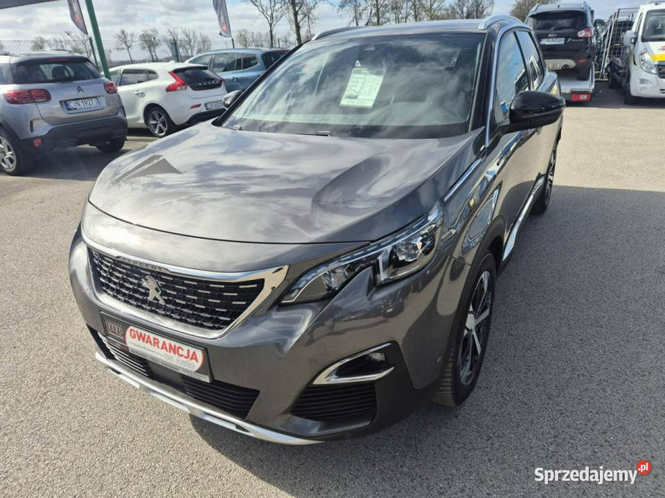 Peugeot 3008 15HDI 130 GTLine II 2016 kurtyny powietrzne Gniewkowo sprzedam