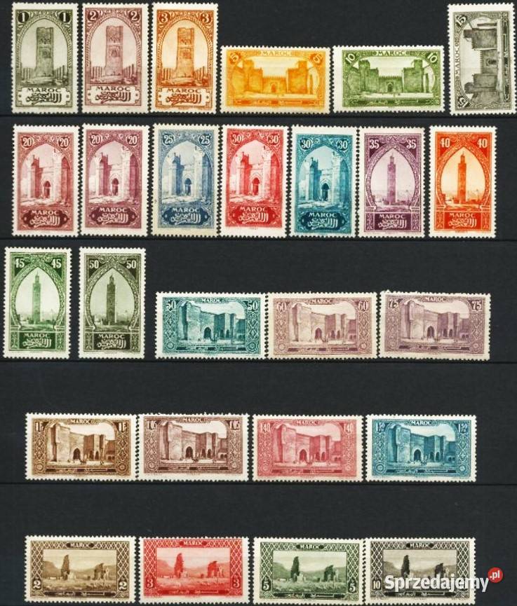 MAROKO 19231927kompletna seria wysyłka Człuchów sprzedam